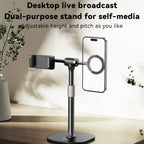 Yesido C297 Desktop Live Broadcast Phone Holder with 360 Rotation and 30-46CM Adjustable Height