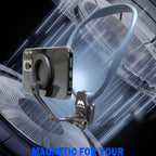 Majentik MR-001 Magnetic POV Neck Mount Holder – Flexible Skin-Friendly Silicone Rig with 360° Rotation & Quick Release