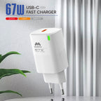 Majentik MC-009 67W USB-C Fast Charger – Compact Wall Charger with PPS Support
