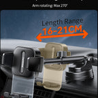 Yesido C261 Car Phone Holder - Flexible Telescopic Arm & Strong Suction Base