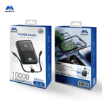 Majentik MJ-28 Magnetic Power Bank 10000mAh – Wireless Power Bank with Digital Display