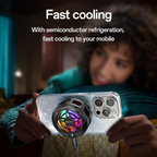 Yesido C226 Magnetic Phone Cooler - Semiconductor Cooling, Digital Display & RGB