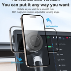 Yesido C223 Wireless Car Charger - 15W Fast Charge & Smart Electric Suction