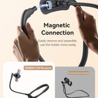 Yesido C291 Magnetic Neck Mounted Holder - 360° Rotatable Lazy Stand