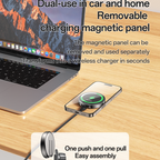Yesido DS30 15W Wireless Charger - 2-in-1 Car & Desktop Stand