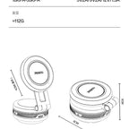 Yesido C225 Car Mount - Electric Vacuum Suction Technology & 22KPA Grip