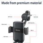 Yesido C242 Car Phone Holder - Adjustable Base & Metal Design with 360° Rotation