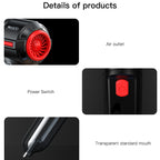 Yesido VC03 Mini Cordless Handheld Vacuum Cleaner – 4500Pa High Power Cleaning Tool for Home, Car & Office