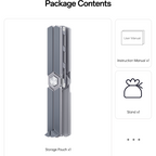 YESIDO LP09 Aluminum Laptop Stand Height Adjustable Foldable Notebook