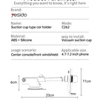 Yesido C262 Car Holder - Adjustable Telescopic Arm & Faux Leather Protection