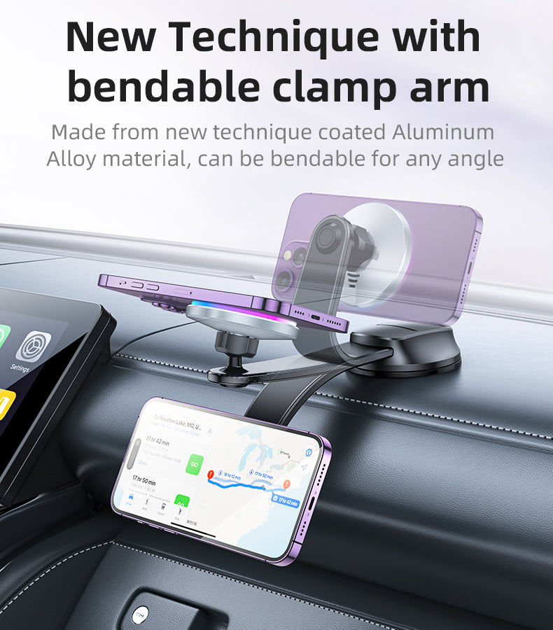 Yesido C292 Magnetic Wireless Car Charger - 15W Power & Ultra Stability