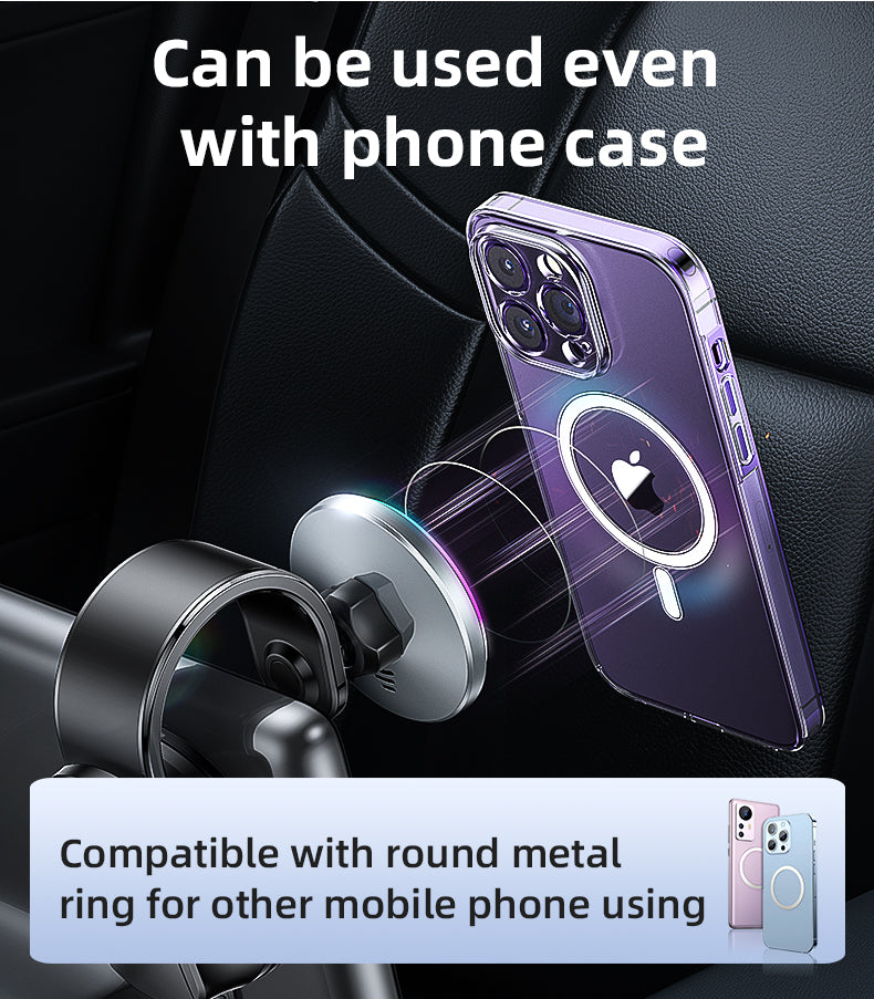 Yesido C292 Magnetic Wireless Car Charger - 15W Power & Ultra Stability
