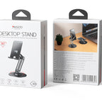 Yesido C300 360° Rotating Aluminum Desktop Stand - Foldable & Adjustable for Phones & Tablets
