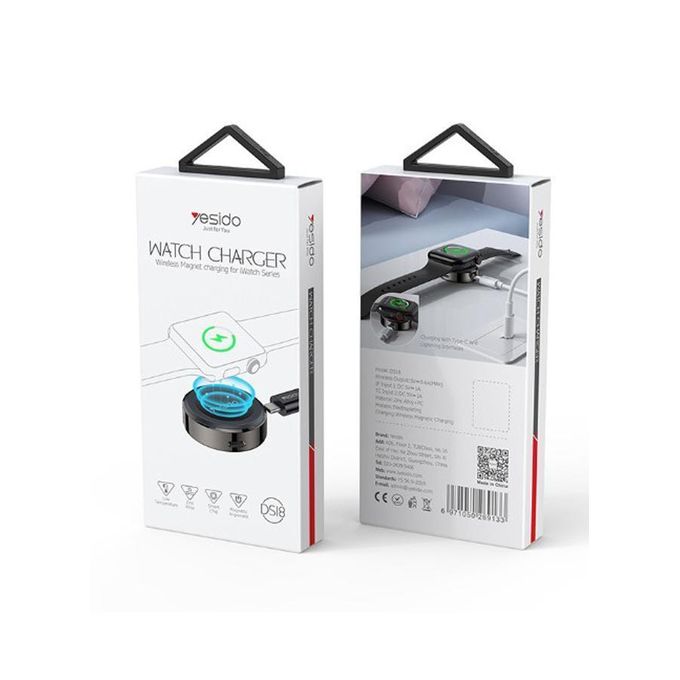 Yesido DS18 Smart Wireless Charger for Apple Watch with Dual Input (Type-C / Lightning)
