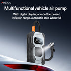 Yesido VC12 Portable Electric Air Pump – 7800mAh Battery, 100W Power with 5 Smart Modes & SOS Light