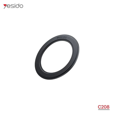 حلقة Yesido C208 المعدنية المكسوة بالجلد لتحويل أي كفر إلى MagSafe