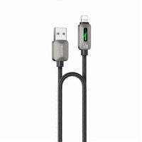 Yesido CA137L 12W USB-A to Lightning Heavy-Duty Cable – 1.2m Braided Nylon & Heat-Resistant Zinc Alloy (2.4A)