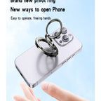 Yesido C206 Double Side Magnetic Ring Holder with Dual Folding Rings Zinc Alloy