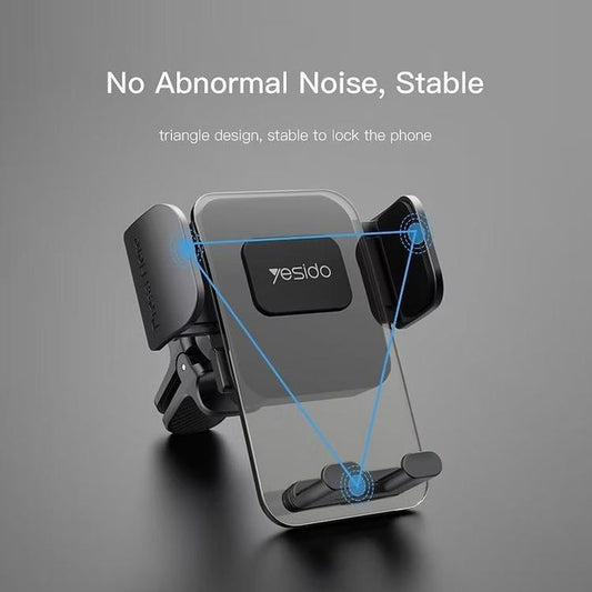 Yesido C163 Car Air Vent Phone Holder with Eagle Mouth Bracket and Pop-up Clip