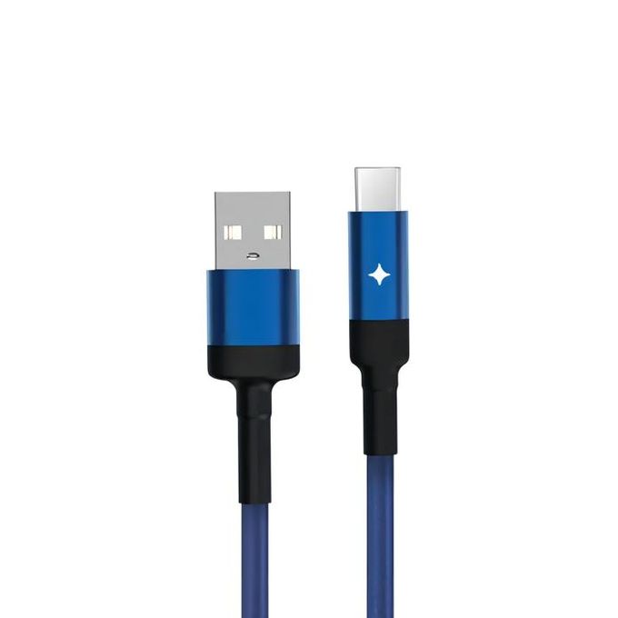 Yesido CA28 Intelligent Lightning Data Cable – 1.2m Auto-Disconnect Technology with Cotton Braided Armor & Metal Shell (2.4A Max)