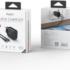 Yesido YC56 20W Dual Type-C Fast Travel Charger – Includes 1M USB-C to USB-C Cable