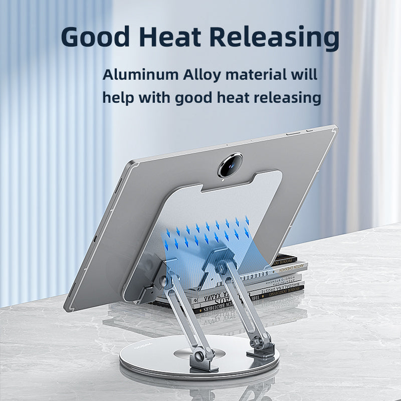 C293 360 Rotating Good Heat Releasing Folding Design Aluminum Alloy Table Holder