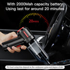 Yesido VC03 Mini Cordless Handheld Vacuum Cleaner – 4500Pa High Power Cleaning Tool for Home, Car & Office
