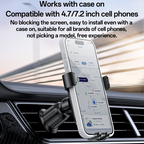Yesido C247 Car Phone Holder - Mechanical Secure Mount & 360° Rotation