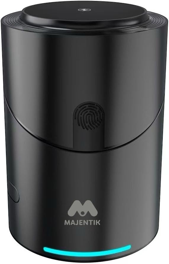 Majentik MW-20 Magnetic Wireless Car Charger Mount – Automatic Pop-up Design Smart Air Vent Phone Holder