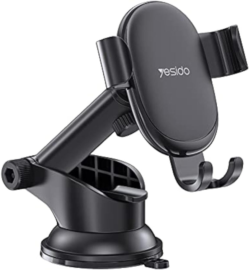 Yesido C120 Car Phone Holder for Dashboard and Windshield with 360 Degree Rotation