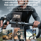 Yesido C333 Bike & Motorcycle Phone Holder - Waterproof & 360° Rotation