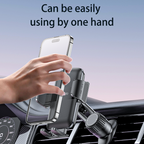 Yesido C242 Car Phone Holder - Adjustable Base & Metal Design with 360° Rotation