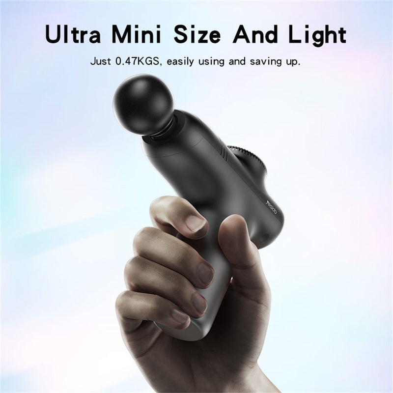 Yesido MG01 Professional Fascia Massage Gun – 5-Stage Variable Speed, 6KG Stall Force, 7mm Amplitude Deep Tissue Muscle Massager