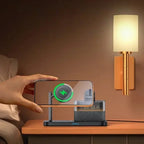 Yesido DS37 25W 6-in-1 Magnetic Wireless Charging Station with RGB Light