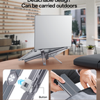 YESIDO LP09 Aluminum Laptop Stand Height Adjustable Foldable Notebook