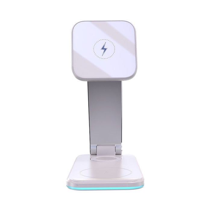 Yesido DS17 Premium 3-in-1 Foldable Magnetic Wireless Charging Stand for iPhone, Apple Watch & Earbuds