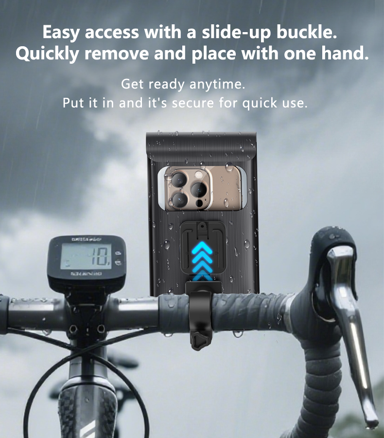 Yesido C333 Bike & Motorcycle Phone Holder - Waterproof & 360° Rotation
