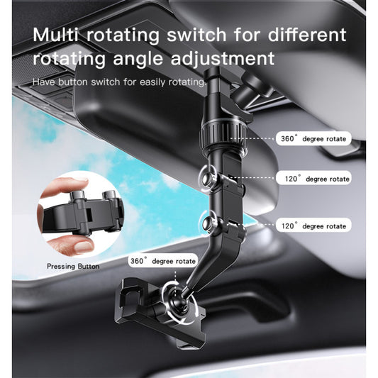 Yesido C192 Multi-node Adjustable Rearview Mirror Mount Bracket for Smartphones