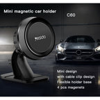 Yesido C60 Universal 360 Rotating Adjustable Magnetic Car Phone Holder for Center Console