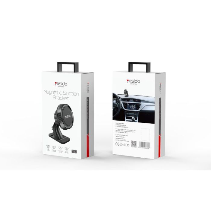 Yesido C60 Universal 360 Rotating Adjustable Magnetic Car Phone Holder for Center Console