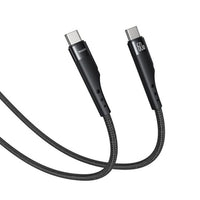 Yesido CA116 60W PD Fast USB-C to USB-C Cable – 3m Ultra-Long Braided Nylon & Aluminum Alloy Connectors (Black)