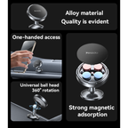 Yesido C215 Mini Magnetic Phone Holder 360 Degree Rotation Durable Zinc Alloy