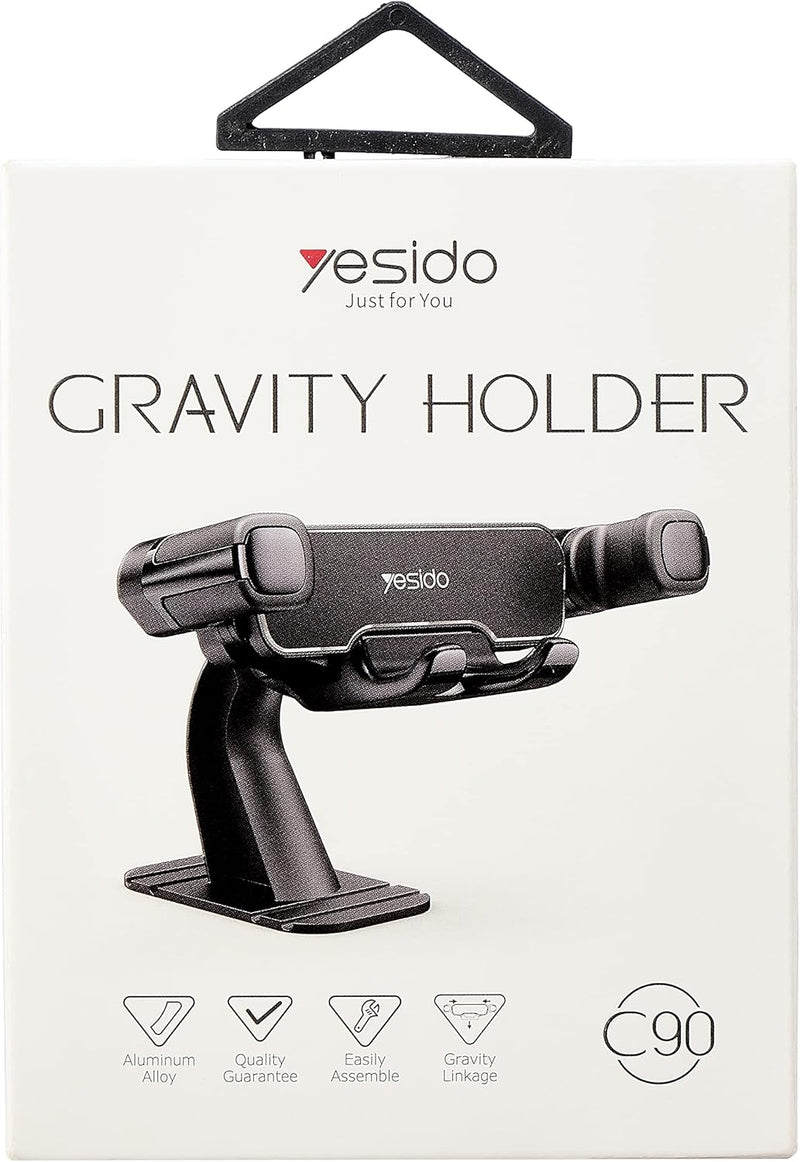 Title Yesido C90 Gravity Sensor Car Phone Holder with 360 Degree Universal Rotation