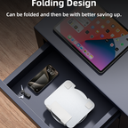 Yesido C293 Aluminum Desktop Stand - 360° Rotating & Foldable for Tablets