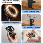 Yesido C298 Magnetic Travel Phone Holder - Foldable & 360° Rotation