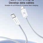 Yesido CA170 PD 27W USB-C to Lightning Charging & Data Cable – 1.2m PP Yarn Braided Design