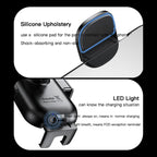 Yesido C197 15W Fast Wireless Charging Holder Set with Suction Base and Air Vent Clip