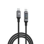 Majentik CL-020 240W Type-C to Type-C Fast Charging Cable with Real-Time Digital Power Display (100cm)