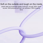 Yesido CA152 60W USB-C to USB-C Fast Charging Cable – 1m Ultra-Soft Liquid Silicone Design (Blue / Purple)