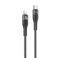 Yesido CA155 20W USB-C to Lightning Cotton Braided Fast Charging Cable – 1m Aluminum Alloy Connectors